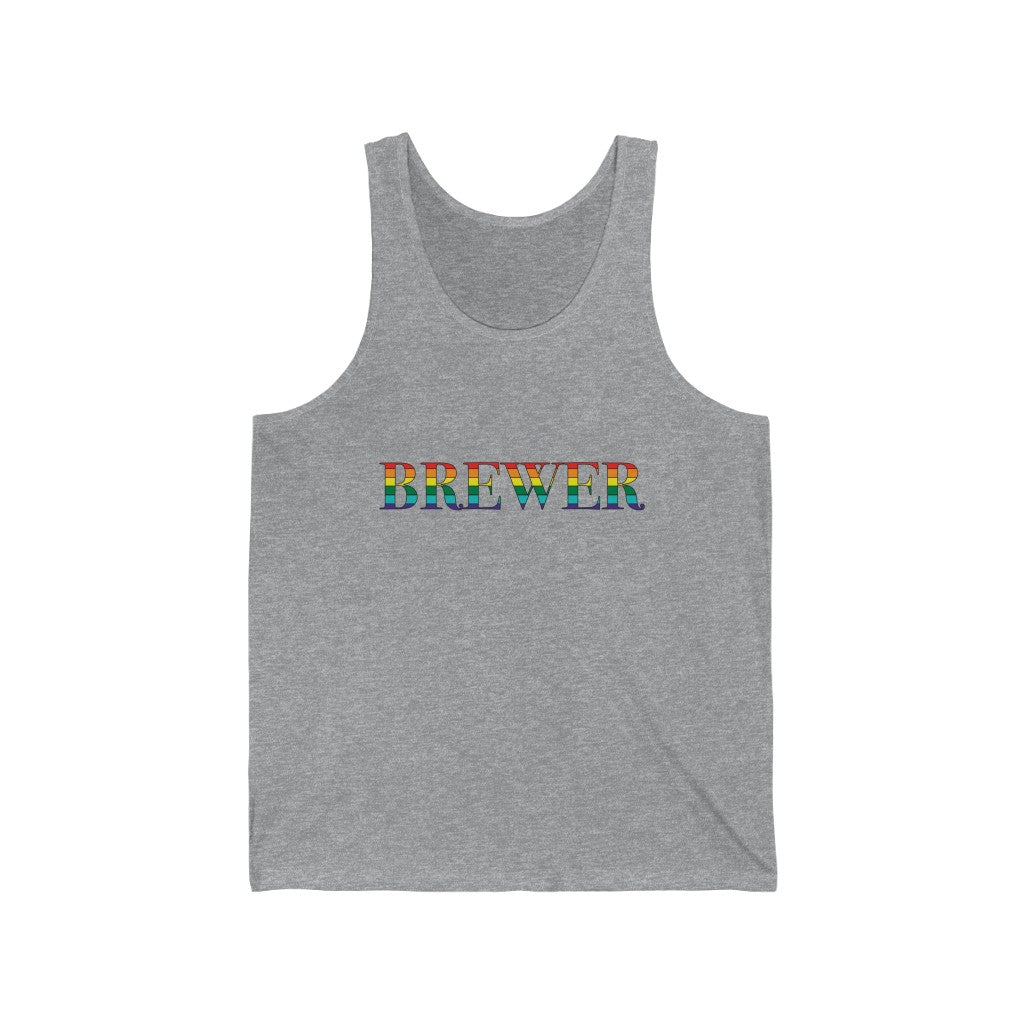 Brewer Rainbow Unisex Jersey Tank