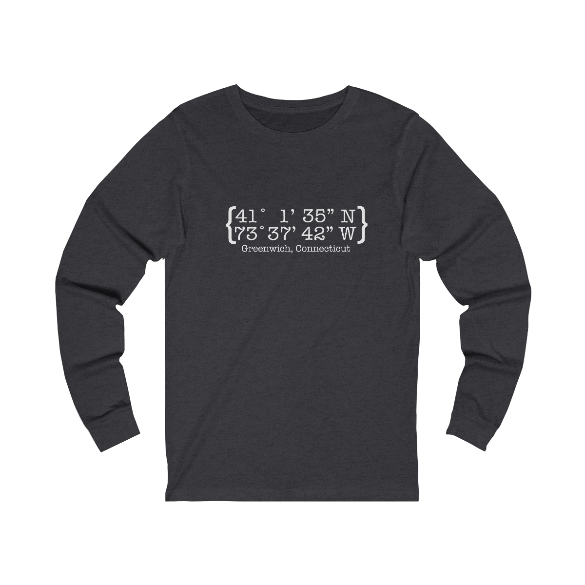 Greenwich ct / connecticut long sleeve tee shirt