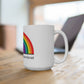 Minuteman Rainbow White Ceramic Mug