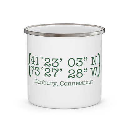 Danbury ct coordiantes mug 