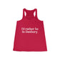 I'd rather be in danbury womens tank top shirt