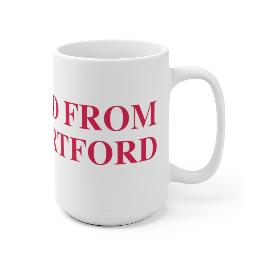 Just a kid from West Hartford White Ceramic Mug