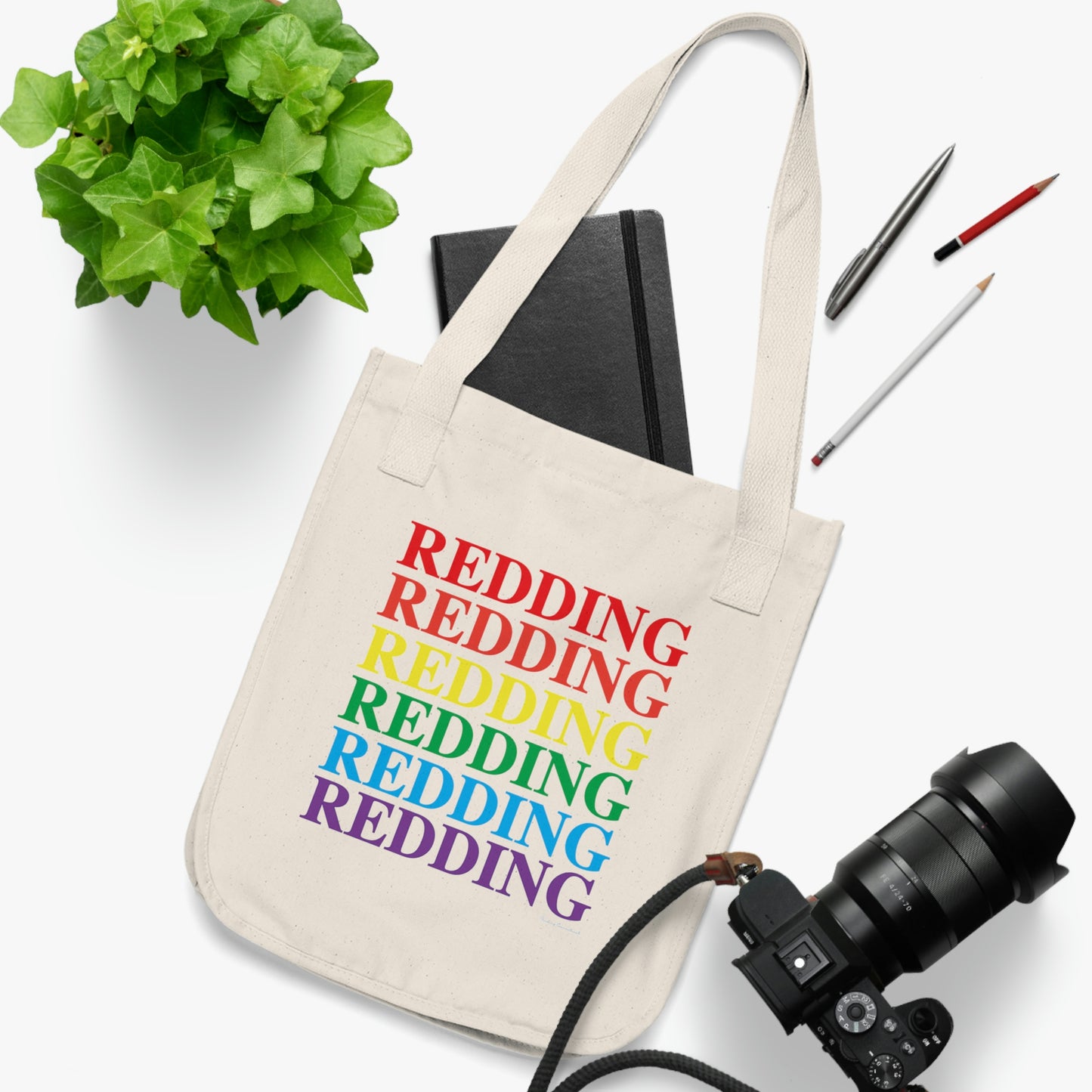 Redding Pride Organic Canvas Tote Bag