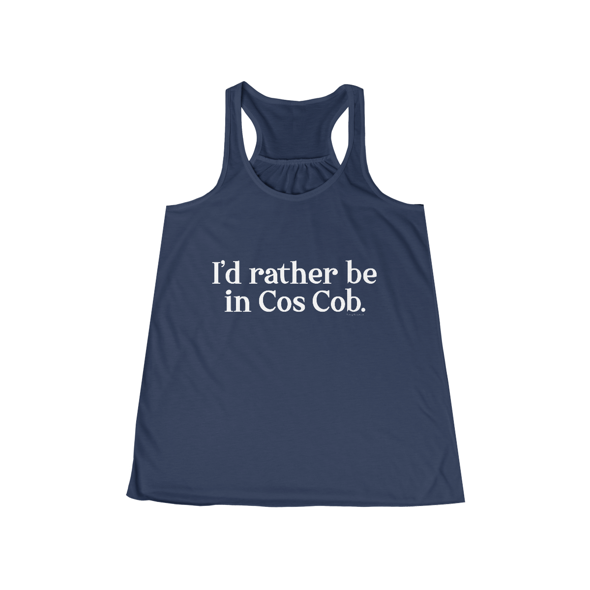 I'd rather be in cos cob tank top shirt 