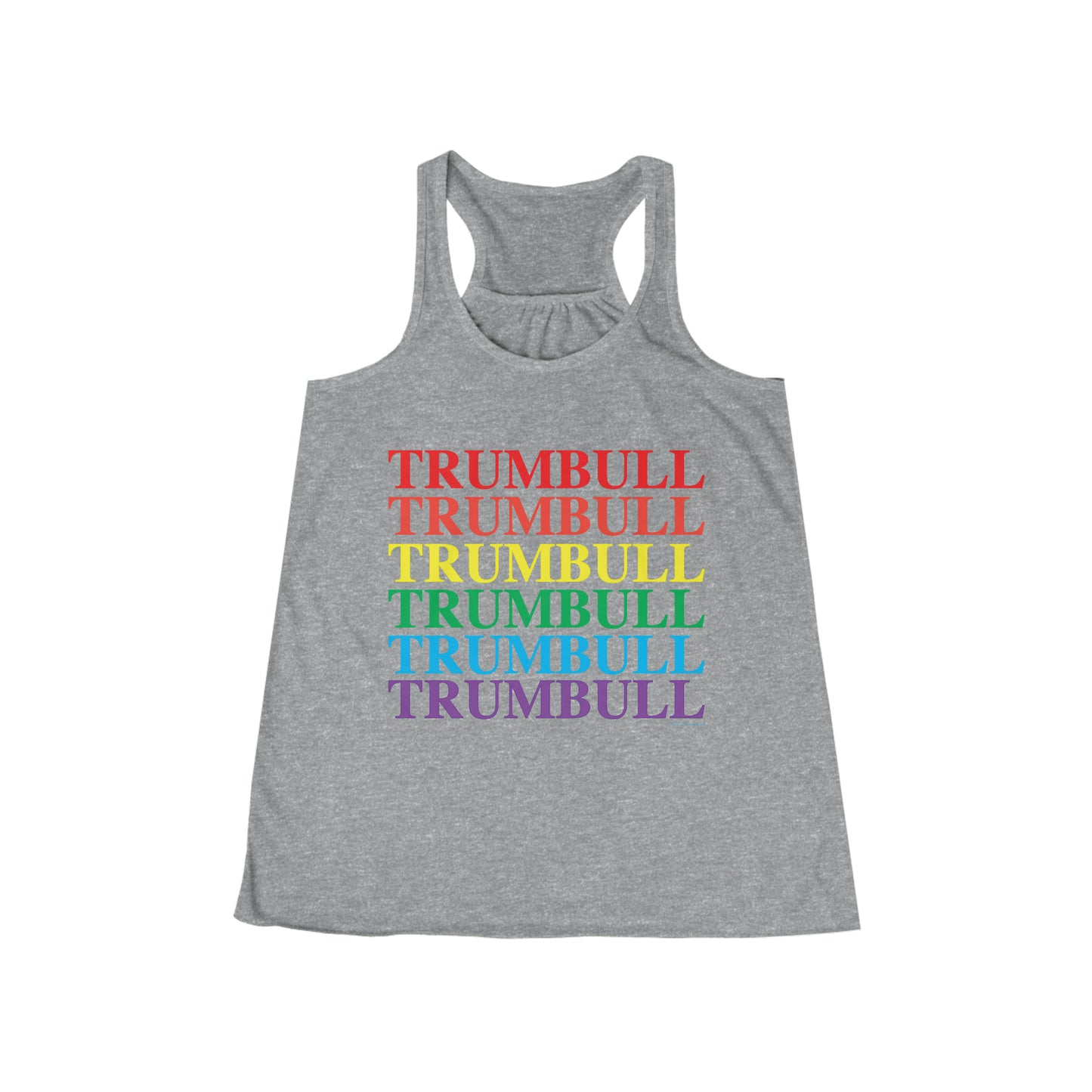 Trumbull Pride Women's Flowy Racerback Tank