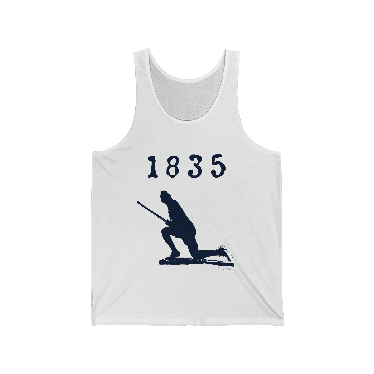 1835 Westport - Large Minuteman Unisex Jersey Tank