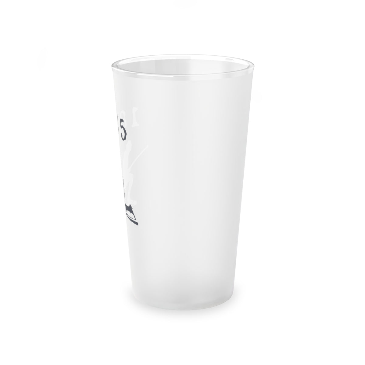 1835 Westport - Large Minuteman Frosted Pint Glass, 16oz