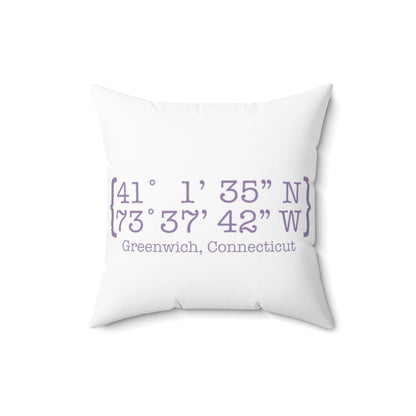 greenwich ct / connecticut pillow and home decor