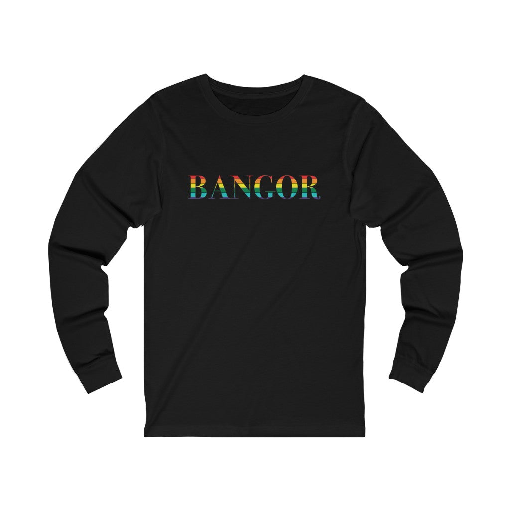 Bangor Rainbow Unisex Jersey Long Sleeve Tee