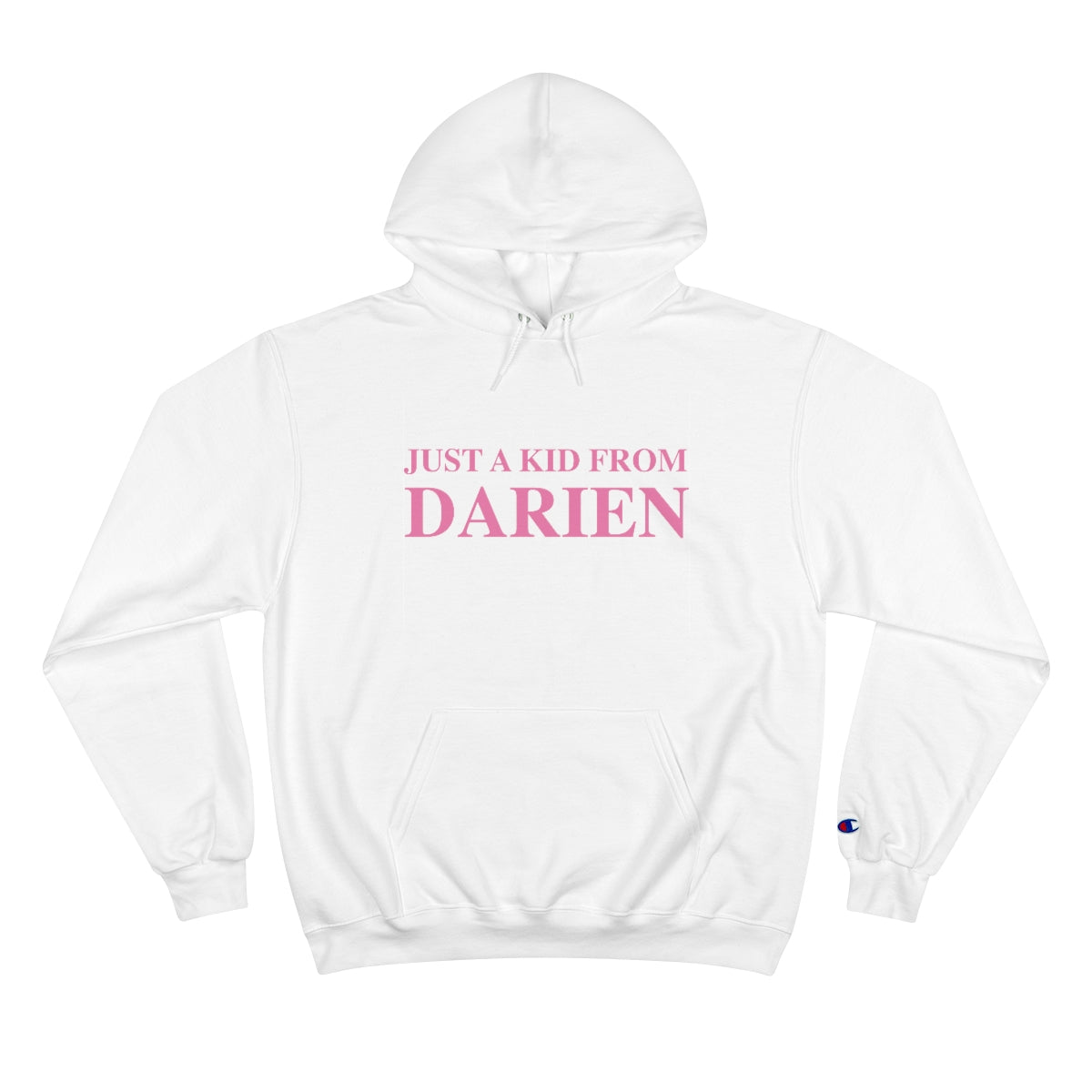 just a kid from darien hooded sweatshirt hoodie