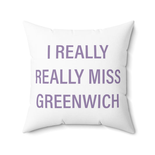 greenwich ct / connecticut pillow 