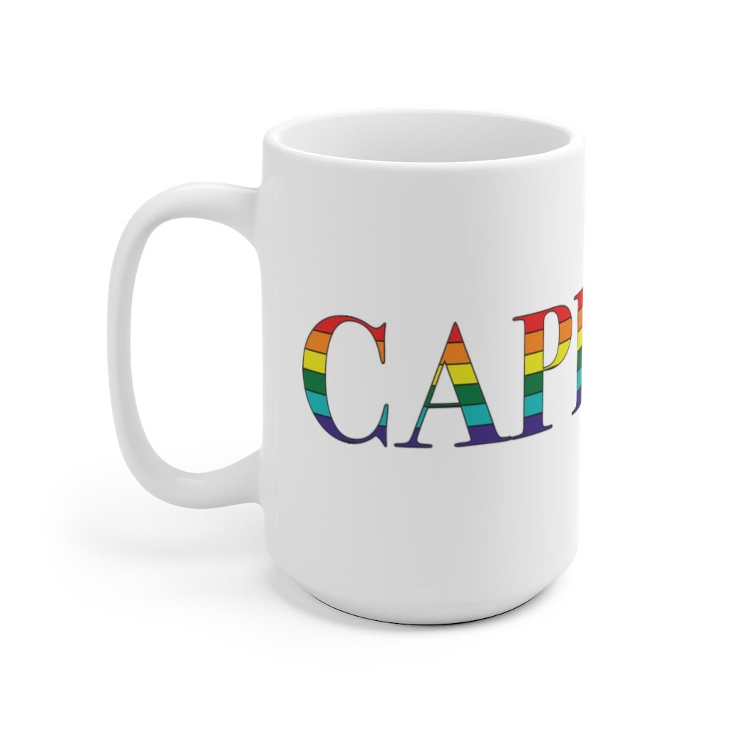 Cape Cod Rainbow White Ceramic Mug