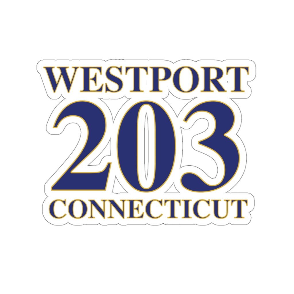 The 203 Westport Collection. Show off Westport and Connecticut at the same time. Colors were inspired by the Connecticut state flag. 