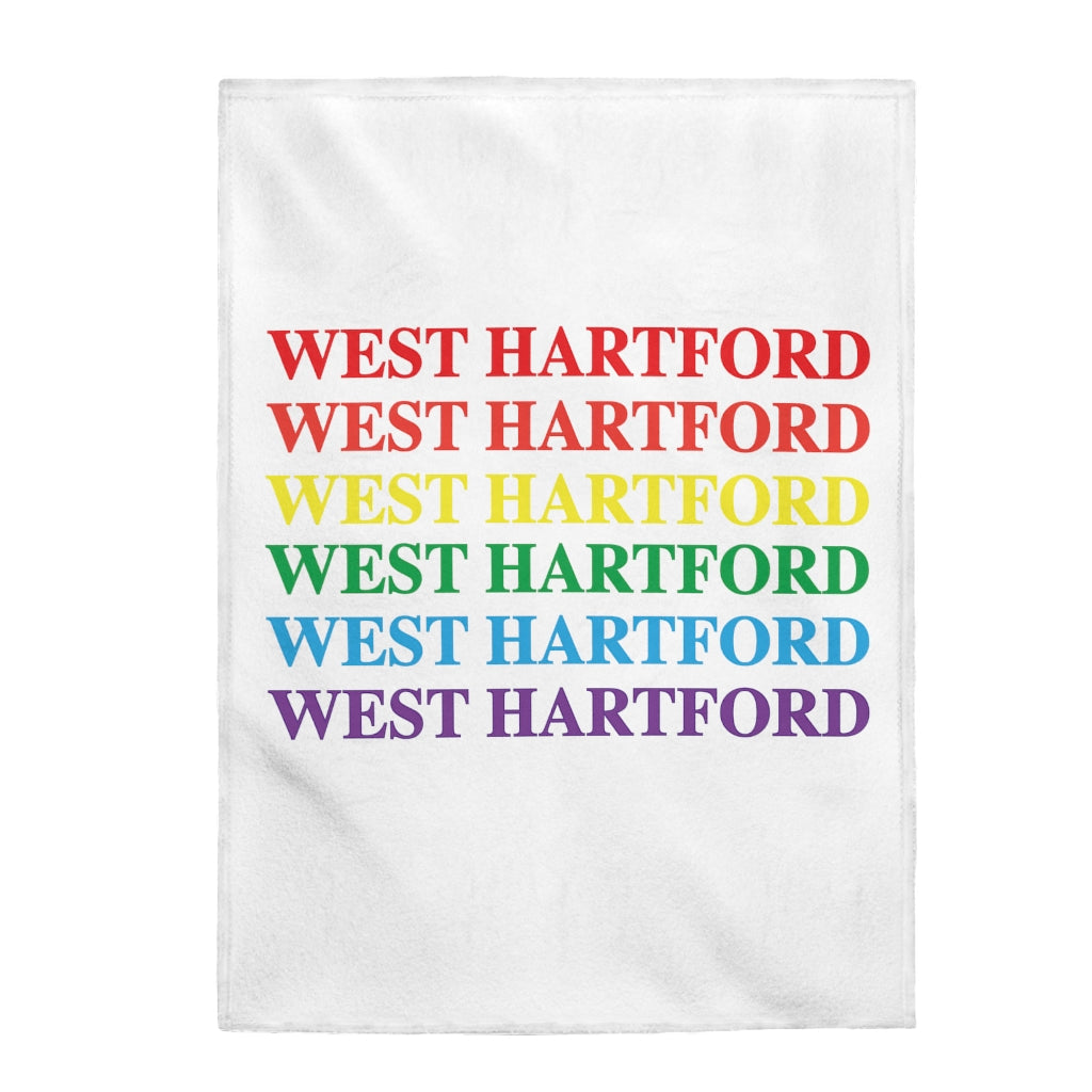 West Hartford Pride blanket.  West Hartford Connecticut tee shirts, hoodies sweatshirts, mugs, other apparel, home gifts, and souvenirs.  10% of the Proceeds of this collection will be donated to a Connecticut LGBTQ organization. Free USA shipping. 