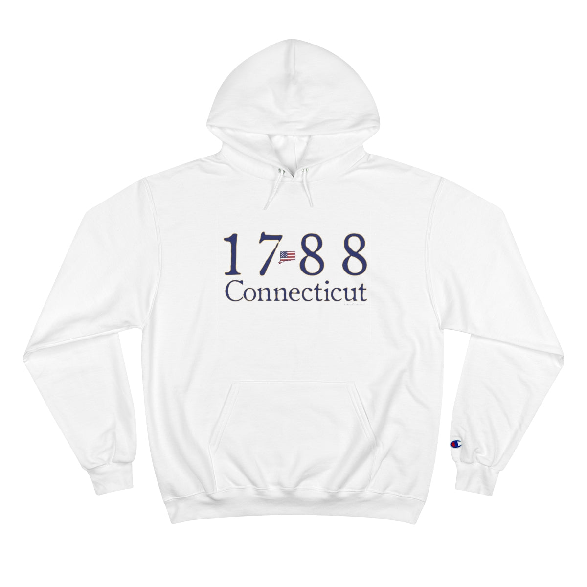 1788 Connecticut American Flag Champion Hoodie