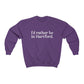 I’d rather be in Hartford Unisex Heavy Blend Crewneck Sweatshirt  Proceeds of this collection go to help build Finding Connecticut’s website and brand. • Free USA shipping.   Click here to go to our home page 