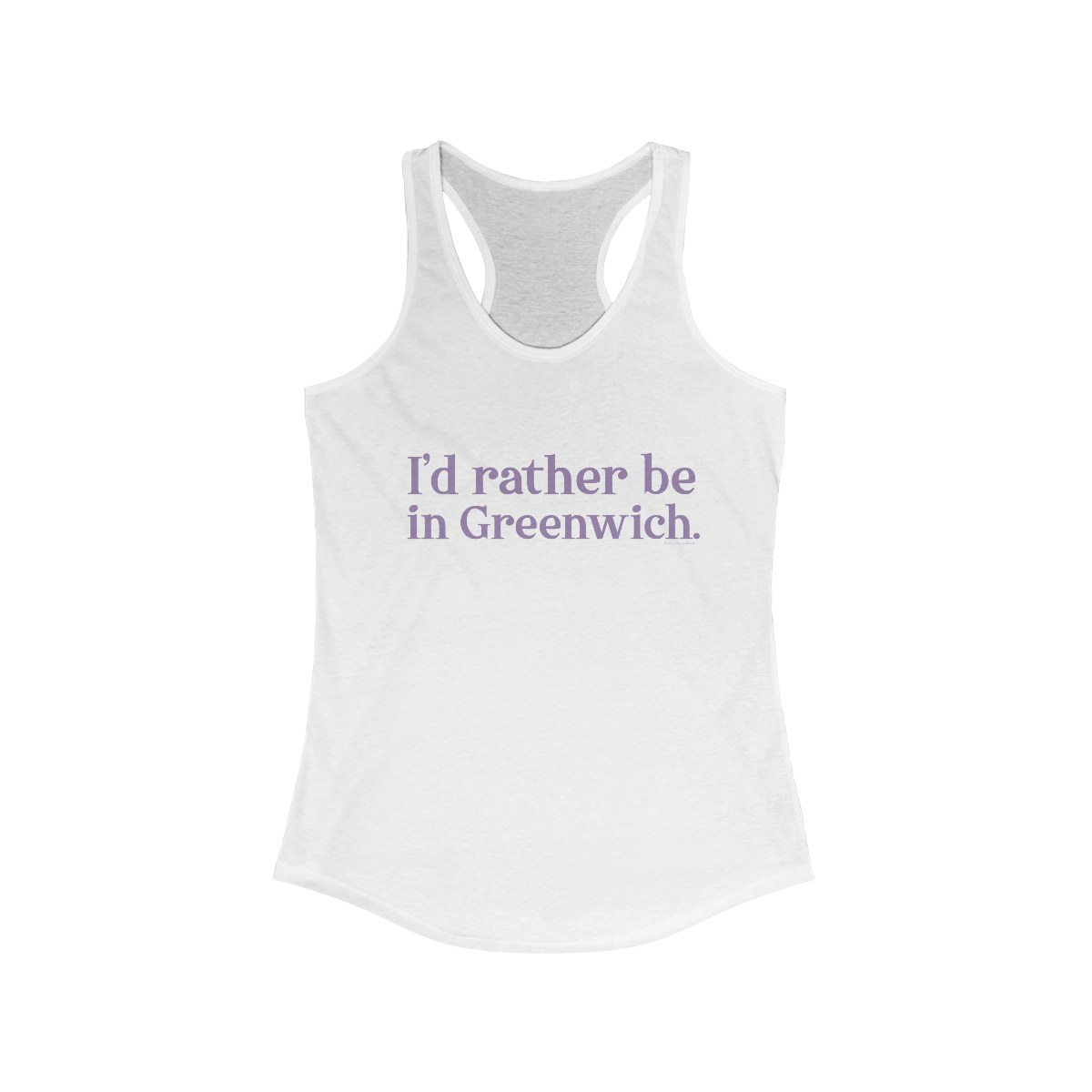 greenwich ct / connecticut womens tank top shirt 