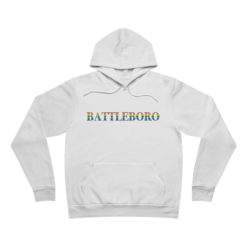 Battleboro Rainbow Unisex Sponge Fleece Pullover Hoodie