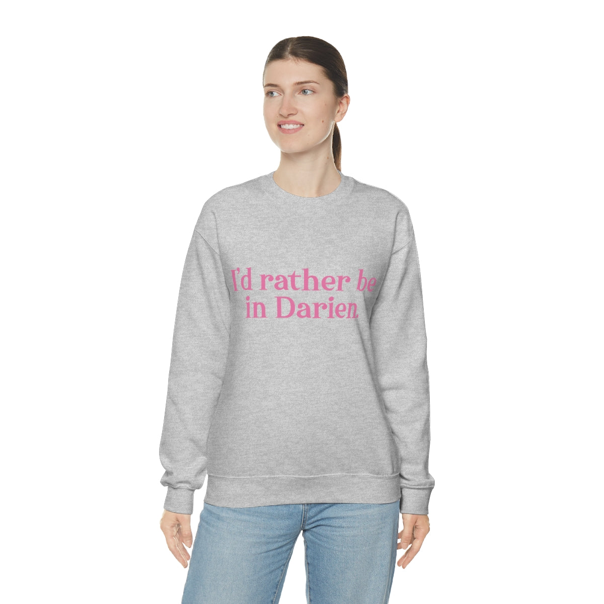 I'd rather be in Darien. Unisex Heavy Blend™ Crewneck Sweatshirt