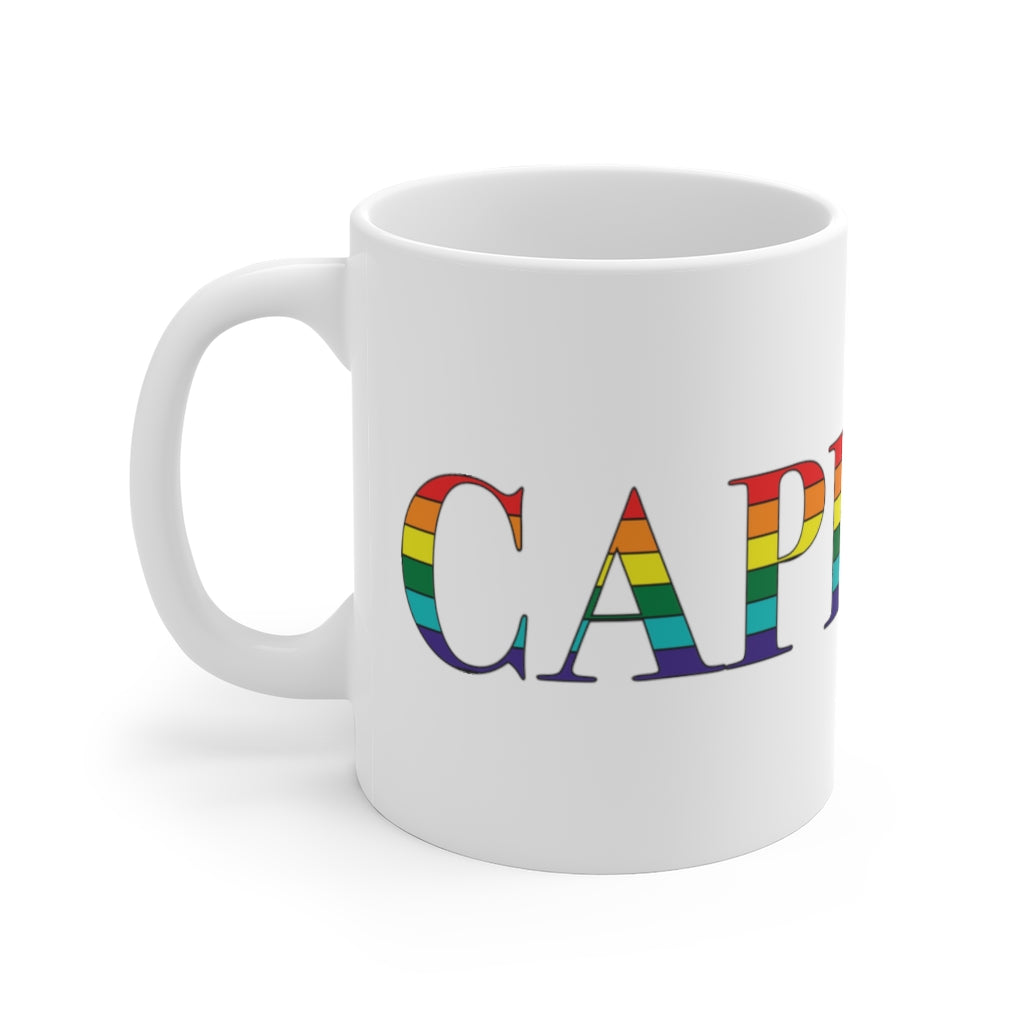 Cape Cod Rainbow White Ceramic Mug