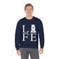 Fairfield Life (front) Unisex Heavy Blend™ Crewneck Sweatshirt