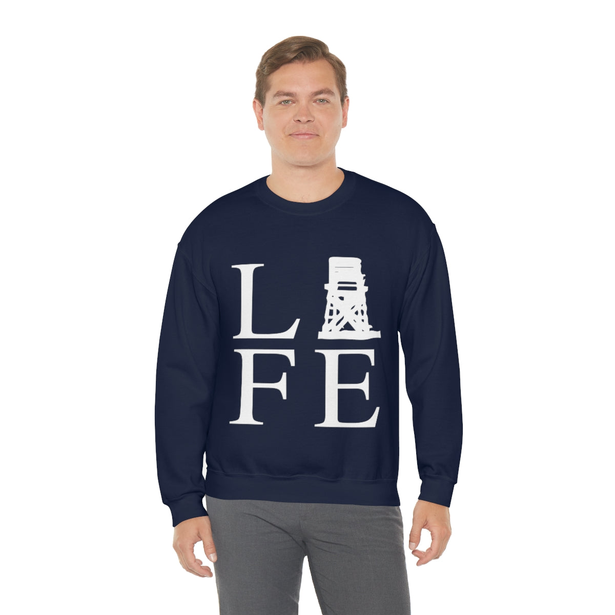 Fairfield Life (front) Unisex Heavy Blend™ Crewneck Sweatshirt