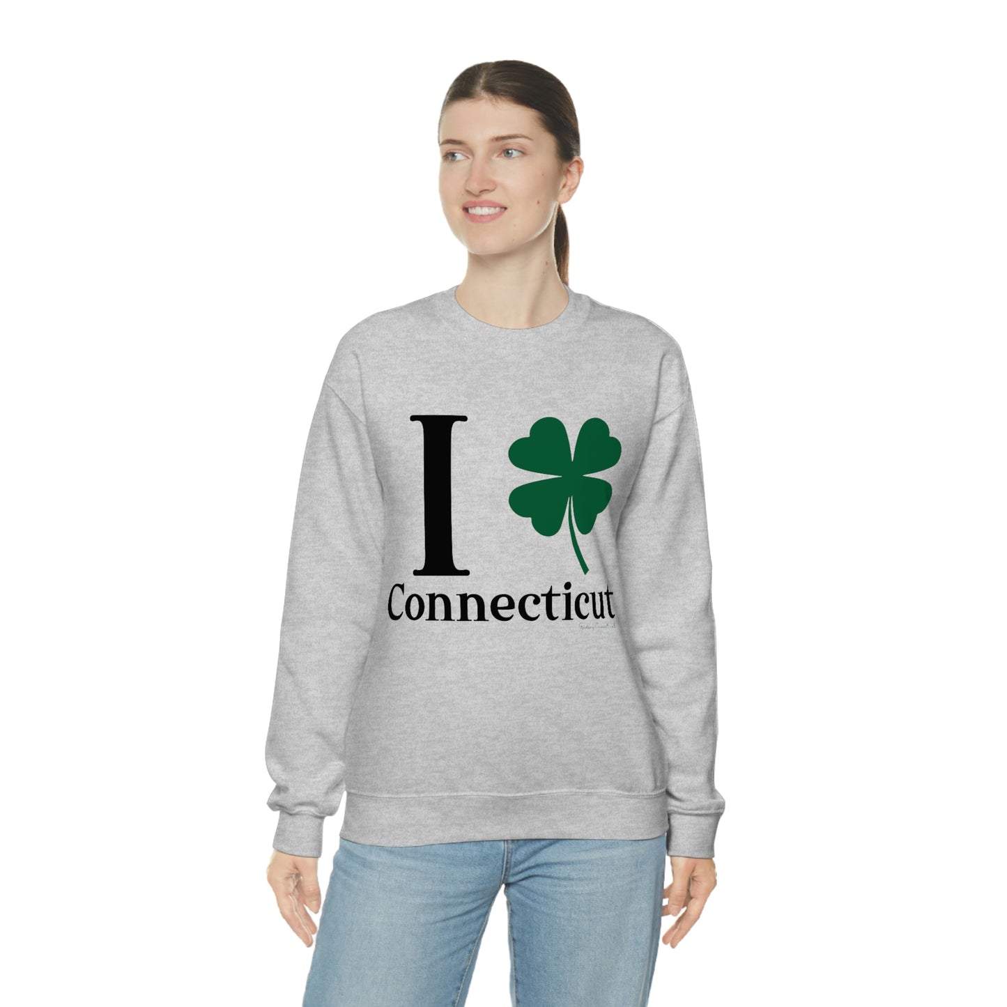 I Clover Connecticut Unisex Heavy Blend™ Crewneck Sweatshirt