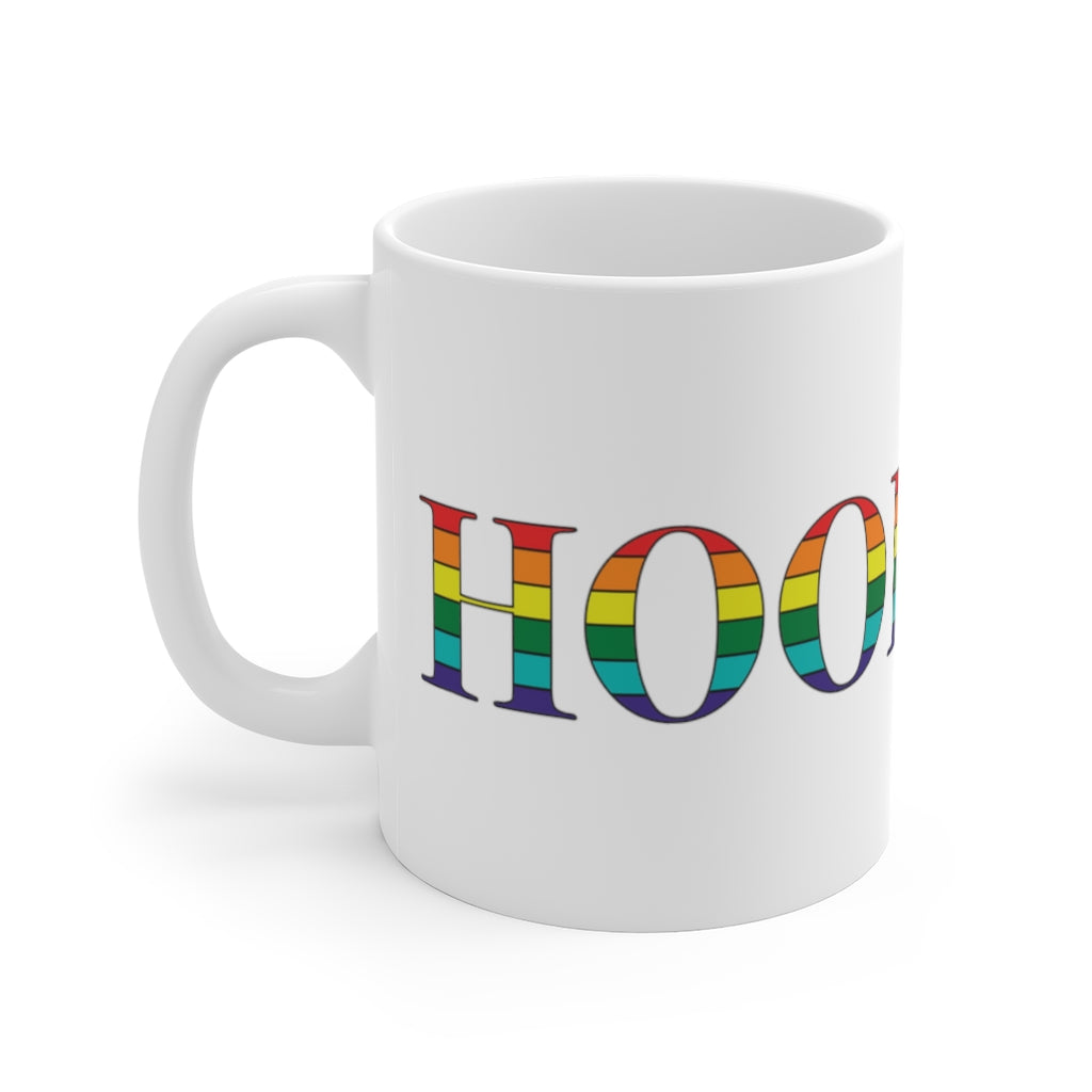 Hooksett Rainbow White Ceramic Mug