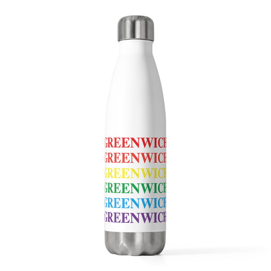 greenwich pride ct / connecticut water bottle 