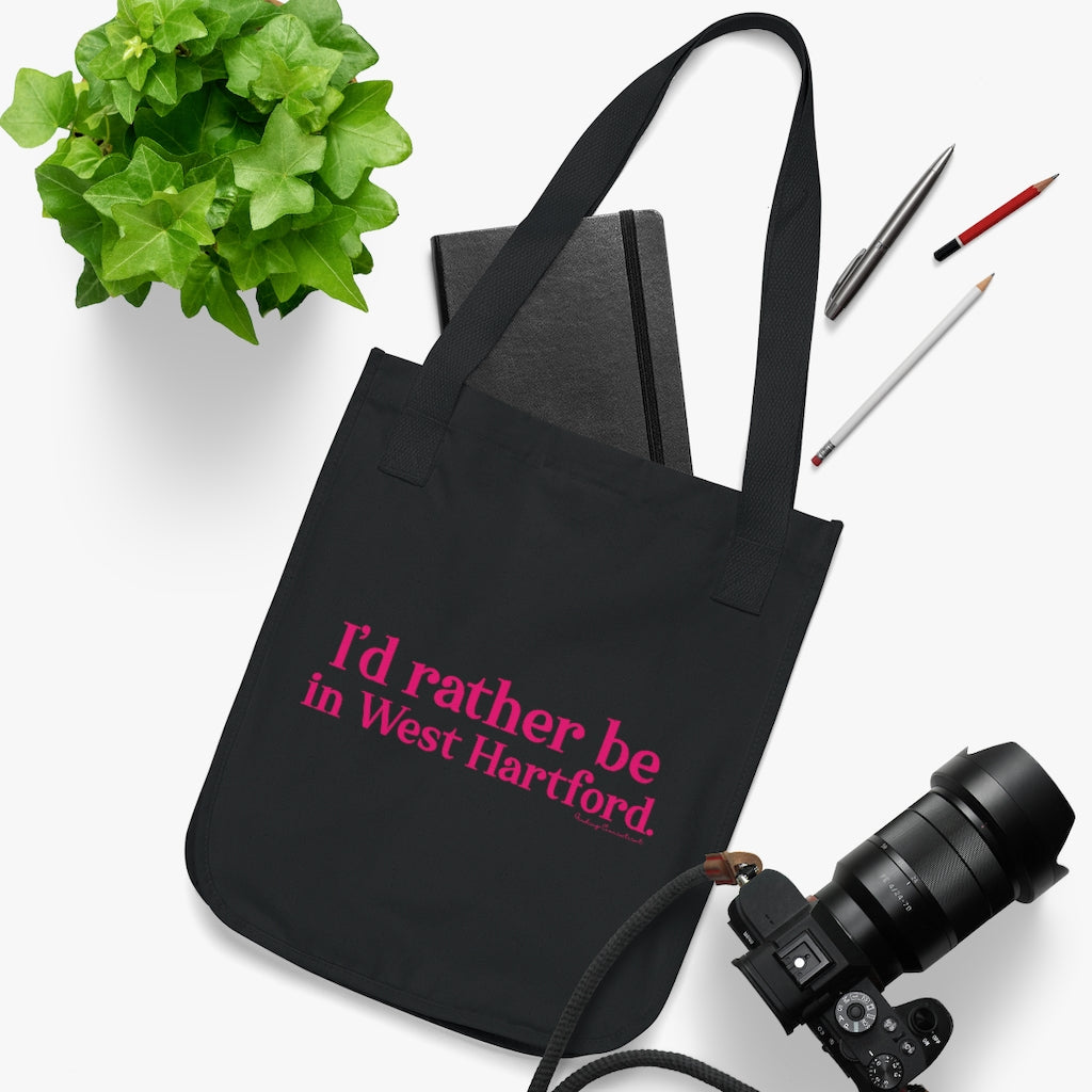 I’d rather be in West Hartford resuable tote bags.  West Hartford Connecticut tee shirts, hoodies sweatshirts, mugs, and other apparel, home gifts, and souvenirs. Proceeds of this collection go to help Finding Connecticut’s brand. Free USA shipping. 