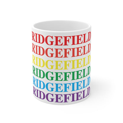 Do you have Ridgefield Pride? Ridgefield, Connecticut apparel and gifts including mugs including LGBTQ inspired tote bags. 10% of pride sales are donated to a Connecticut LGBTQ organization. Free shipping! 