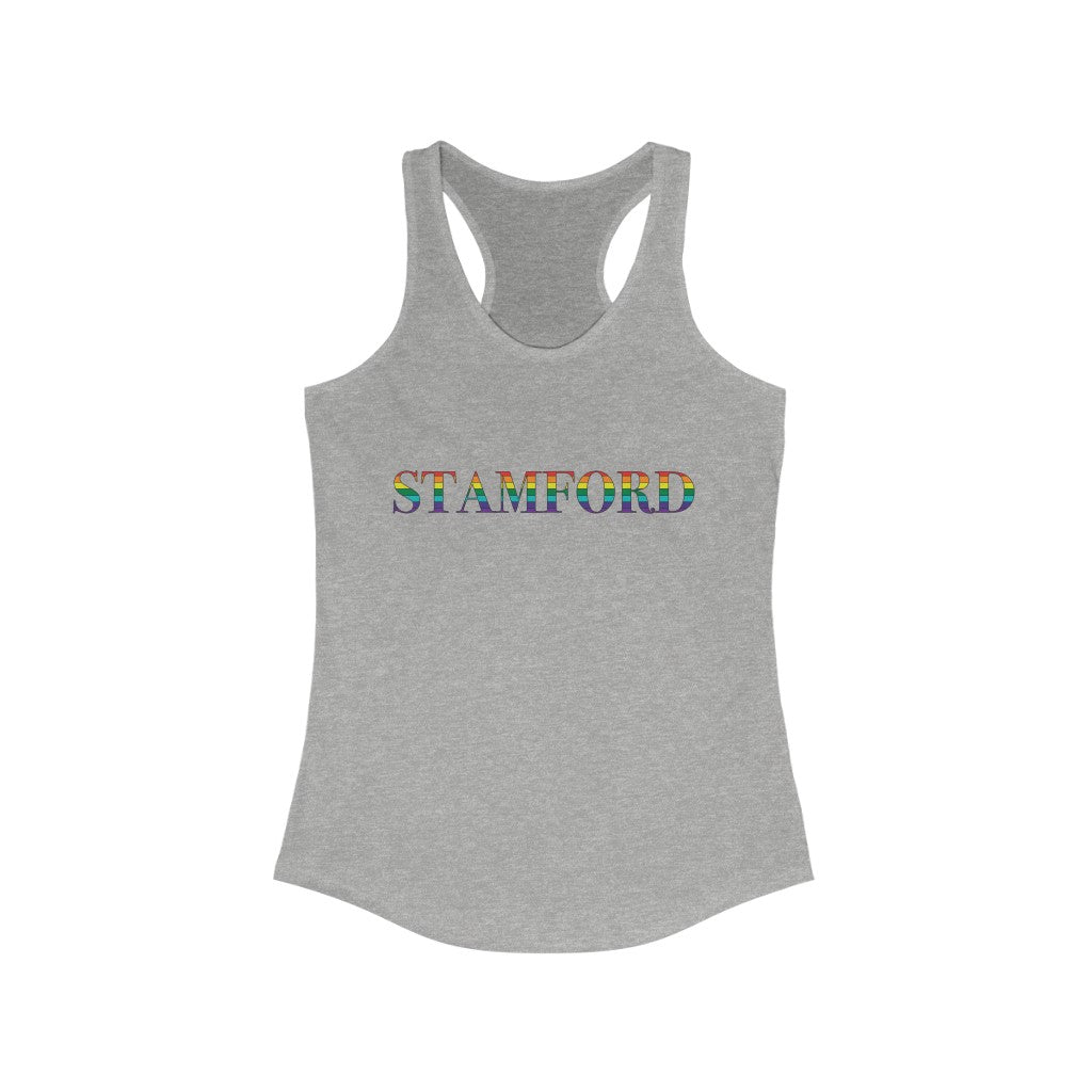 Do you have Stamford Pride?  Stamford, Connecticut apparel and gifts including mugs including LGBTQ inspired tank top.