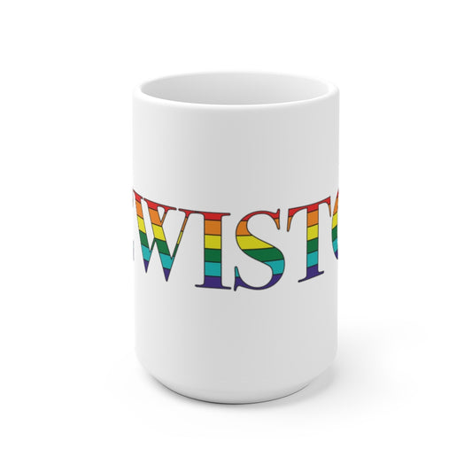 Lewiston Rainbow White Ceramic Mug