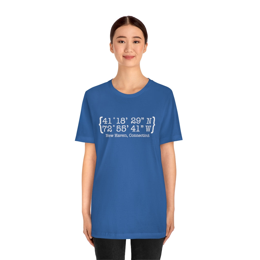 New Haven Coordinates Unisex Jersey Short Sleeve Tee