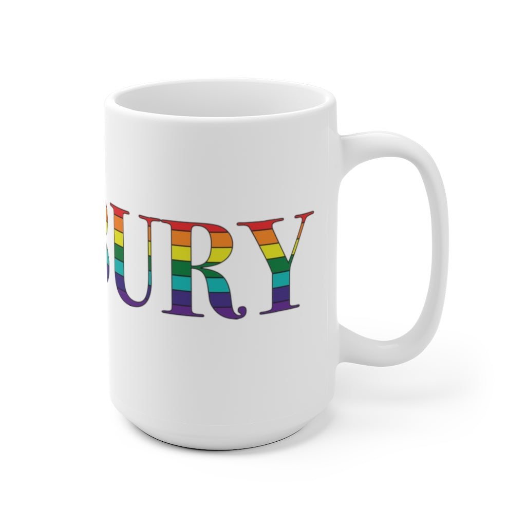 danbury rainbow mug, danbury connecticut pride