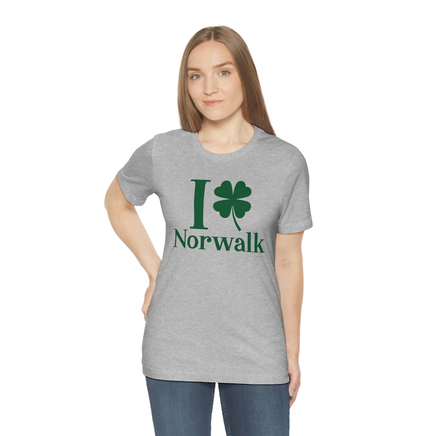 I Clover Norwalk (Green) Unisex Jersey Short Sleeve Tee