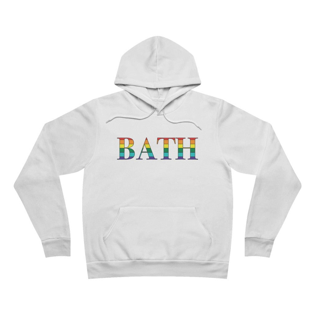 Bath Rainbow Unisex Sponge Fleece Pullover Hoodie