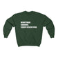 Minuteman. Cannons. Compo Beach Road. Unisex Heavy Blend Crewneck Sweatshirt  How do you say Westport without saying Westport? Westport, Connecticut is filled with unique aspects. Each providing different elements that make up the town from historic to modern traditions. Minuteman. Cannons. Compo Beach Road. You know its Westport.   Proceeds of this collection goes to help build Finding Westport and Finding Connecticut's  brands. 