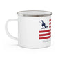 Minuteman Flag Enamel Camping Mug