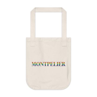 Montpelier Rainbow Organic Canvas Tote Bag