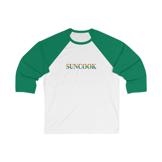 Suncook Rainbow Unisex 3\4 Sleeve Baseball Tee