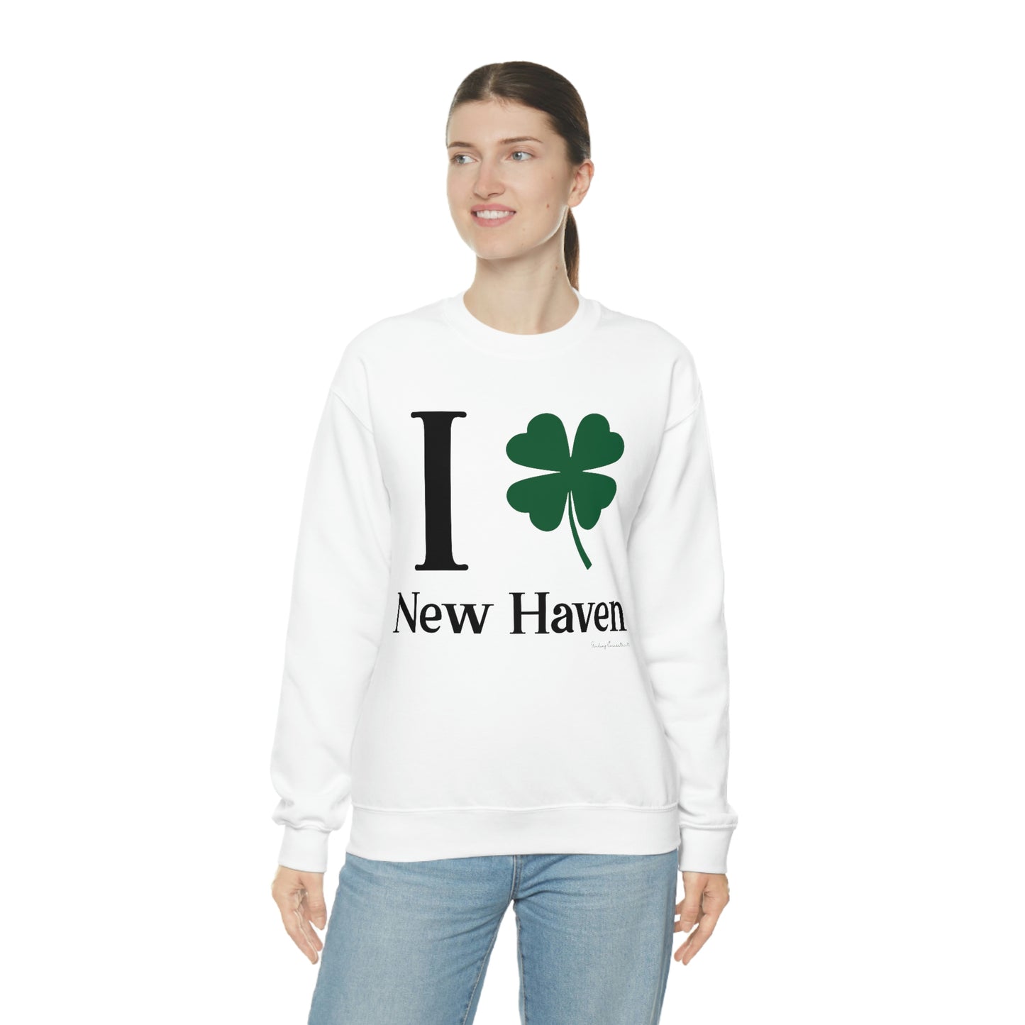 I Clover New Haven Unisex Heavy Blend™ Crewneck Sweatshirt