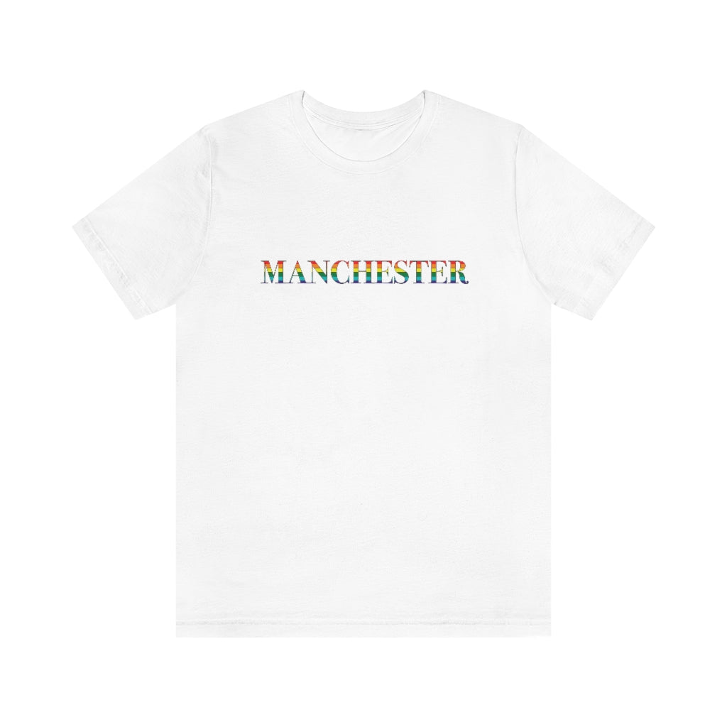 Manchester Rainbow Unisex Jersey Short Sleeve Tee