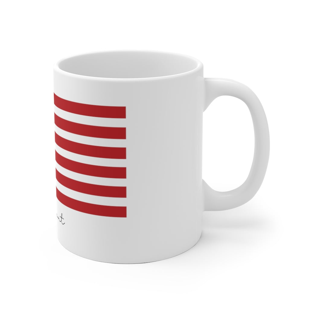 Vermont American Flag collection has tee shirts, mugs, reusable bags, and other apparel and gifts. All proceeds goes to help build the Finding New England brand and get our website up and going. Free shipping on all products. 