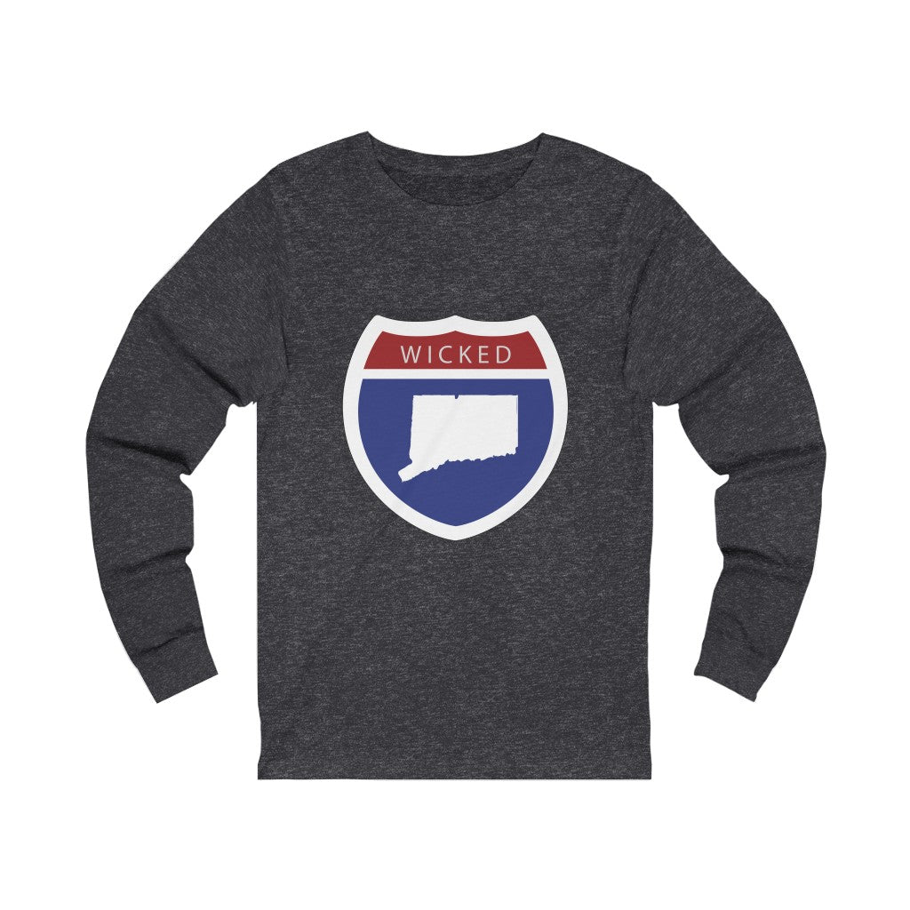 Wicked Connecticut Interstate Unisex Jersey Long Sleeve Tee