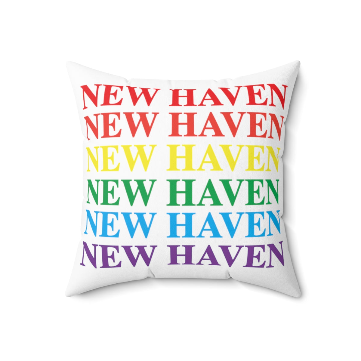 New Haven Pride Spun Polyester Square Pillow 