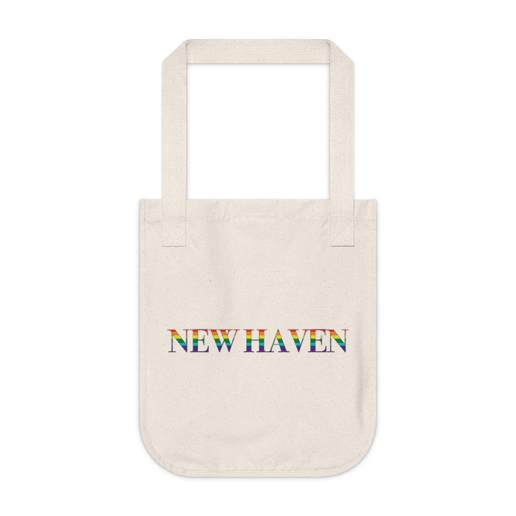 New Haven Pride Organic Canvas Tote Bag