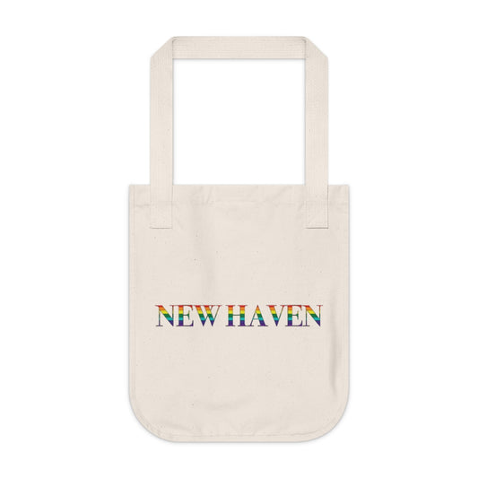 New Haven Pride Organic Canvas Tote Bag