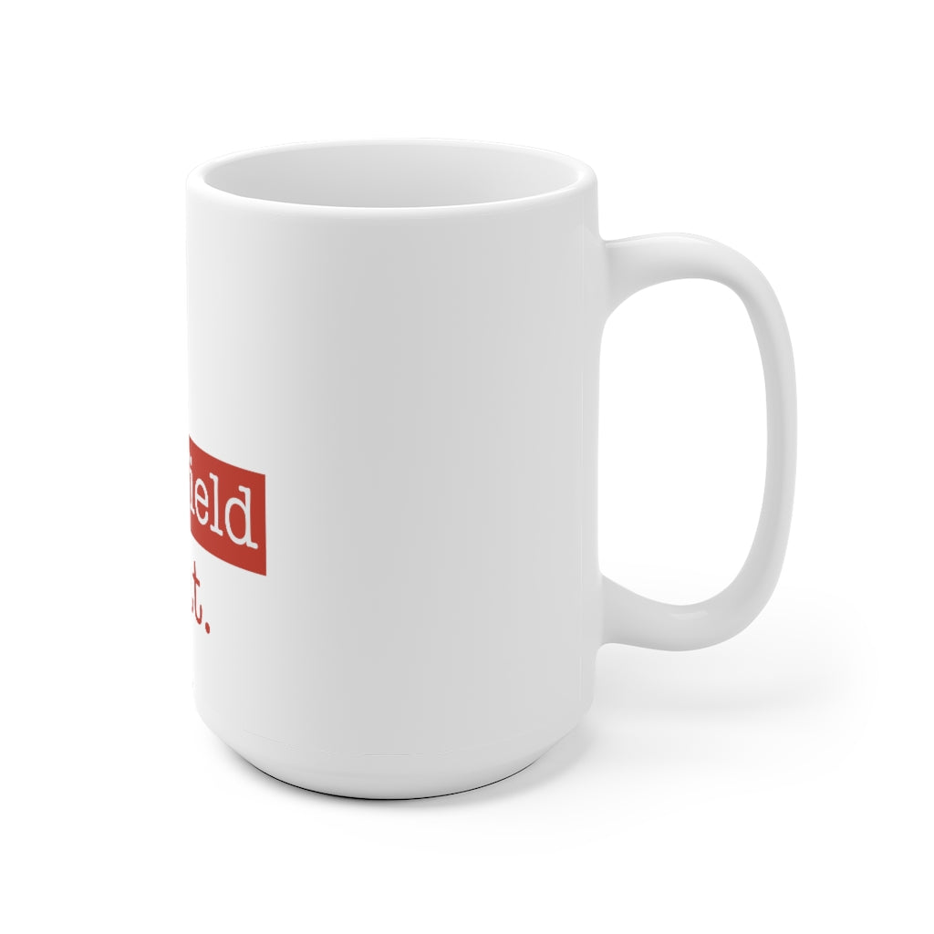 Eat. Sleep. Ridgefield. Repeat. White Ceramic Mug