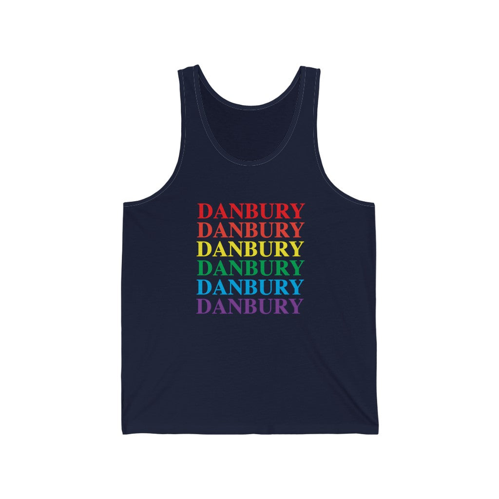 Danbury pride unisex tank top 